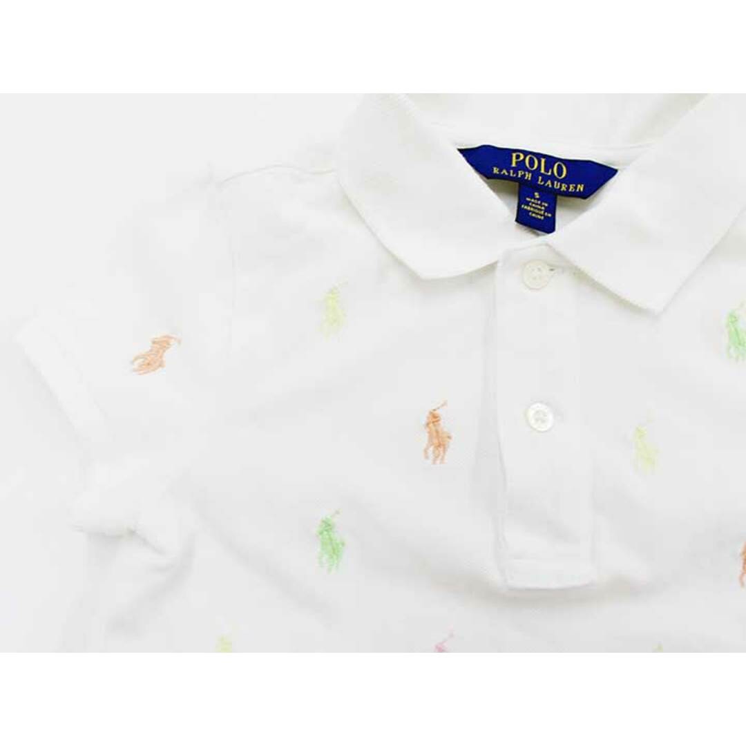 Ralph Lauren(ラルフローレン)の【夏物 新入荷!】＜ラルフローレン/Ralph Lauren＞120cm 半袖ポロシャツ 白【中古】子供服 キッズ kids 女の子 夏 tops 424042 キッズ/ベビー/マタニティのベビー服(~85cm)(その他)の商品写真