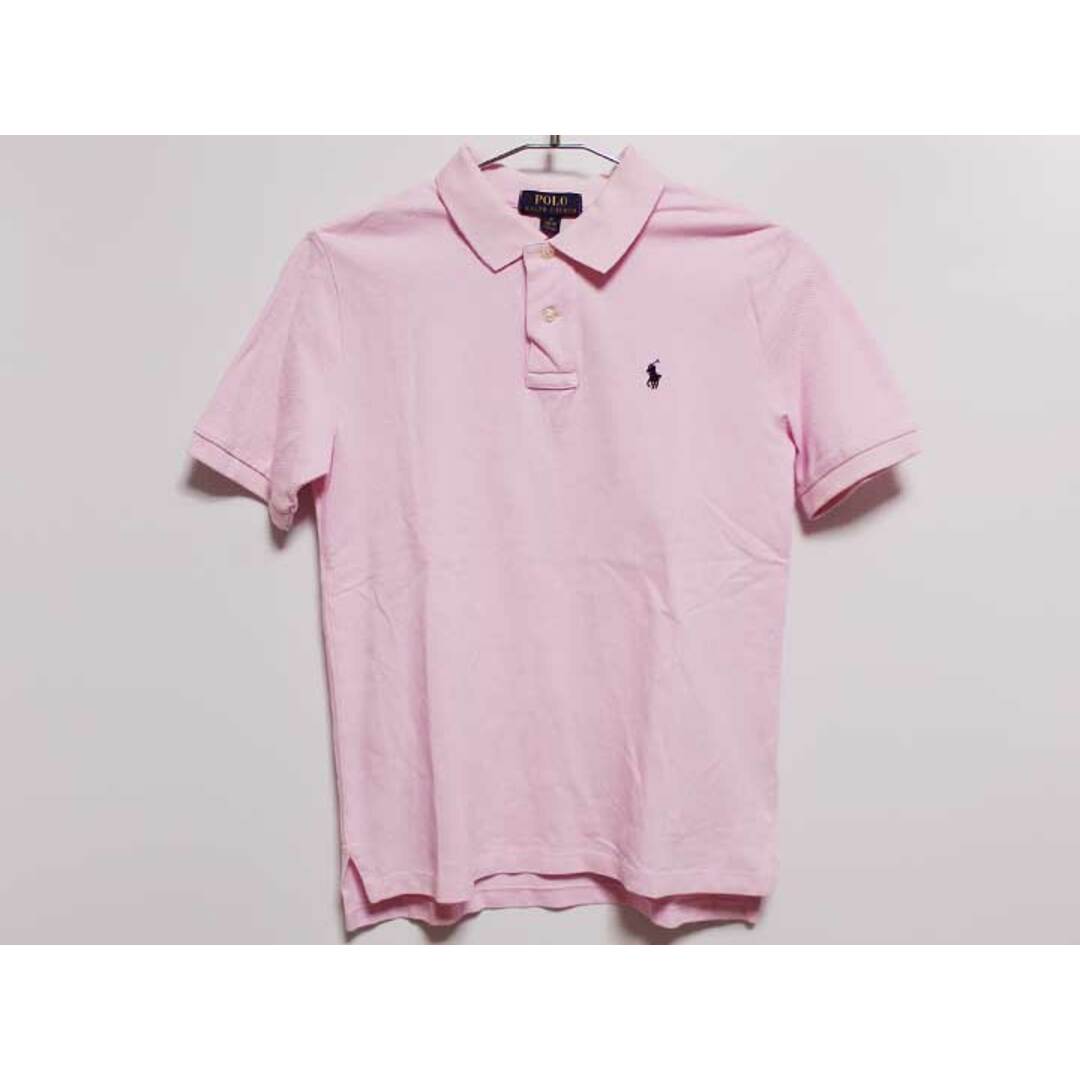 Ralph Lauren(ラルフローレン)の【夏物 新入荷!】‡ラルフローレン/Ralph Lauren‡150cm 半袖ポロシャツ ピンク【中古】子供服 キッズ kids ジュニア 男の子 夏 tops 624042 キッズ/ベビー/マタニティのベビー服(~85cm)(その他)の商品写真