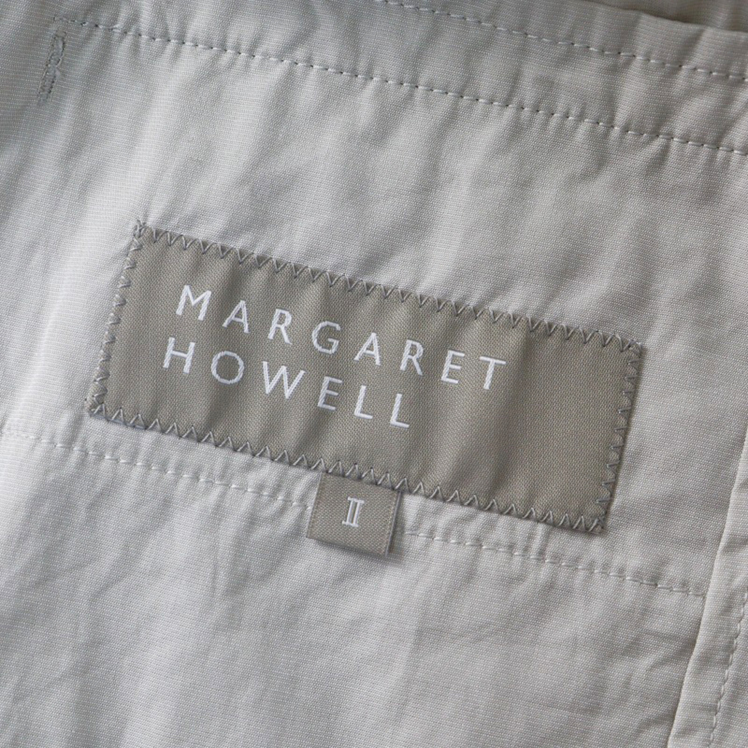 MARGARET HOWELL(マーガレットハウエル)のMARGARET HOWELL マーガレットハウエル コットンテーラードジャケット 2/ライトグレー【2400012339736】 レディースのジャケット/アウター(テーラードジャケット)の商品写真