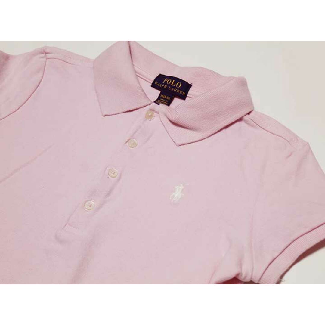 Ralph Lauren(ラルフローレン)の【夏物 新入荷!】‡ラルフローレン/Ralph Lauren‡140cm 半袖ポロシャツ ピンク【中古】子供服 キッズ kids ジュニア 女の子 夏 tops 624042 キッズ/ベビー/マタニティのベビー服(~85cm)(その他)の商品写真