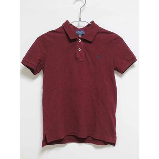 ラルフローレン(Ralph Lauren)の【夏物 新入荷!】‡ラルフローレン/Ralph Lauren‡130cm 半袖ポロシャツ ワインレッド【中古】子供服 キッズ kids 男の子 女の子 夏 tops 624042(その他)