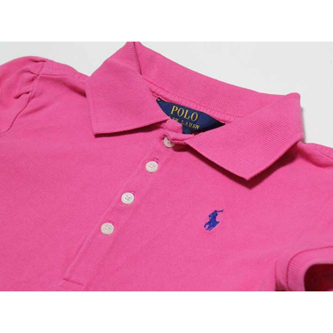 Ralph Lauren(ラルフローレン)の【夏物 新入荷!】‡ラルフローレン/Ralph Lauren‡120cm 半袖ポロシャツ ピンク【中古】子供服 キッズ kids 女の子 夏 tops 624042 キッズ/ベビー/マタニティのベビー服(~85cm)(その他)の商品写真