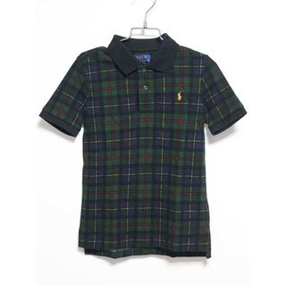 ラルフローレン(Ralph Lauren)の【夏物 新入荷!】‡ラルフローレン/Ralph Lauren‡130cm 半袖ポロシャツ グリーン系【中古】子供服 キッズ kids 男の子 女の子 夏 tops 624042(その他)