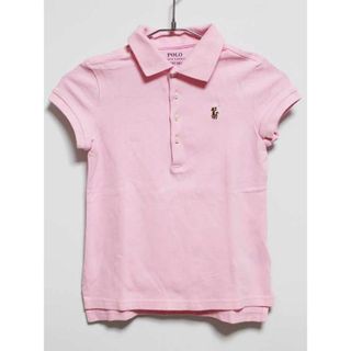 ラルフローレン(Ralph Lauren)の【夏物 新入荷!】‡ラルフローレン/Ralph Lauren‡130cm 半袖ポロシャツ ピンク【中古】子供服 キッズ kids 女の子 夏 tops 624042(その他)