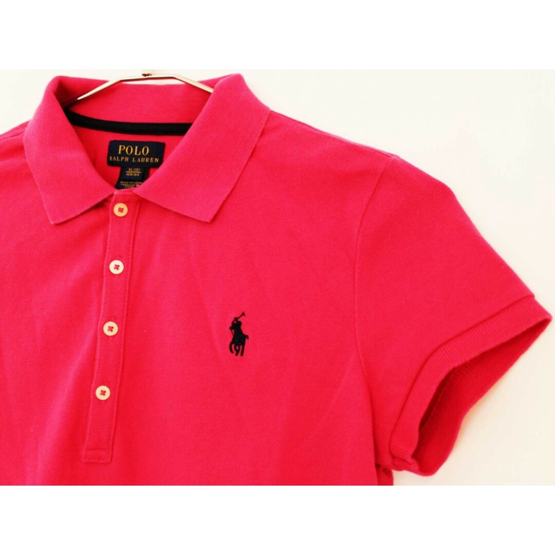 Ralph Lauren(ラルフローレン)の【夏物 新入荷!】[ラルフローレン/Ralph Lauren]160cm 半袖ポロシャツ ピンク【中古】子供服 キッズ kids ジュニア 女の子 夏 tops 624042 キッズ/ベビー/マタニティのベビー服(~85cm)(その他)の商品写真