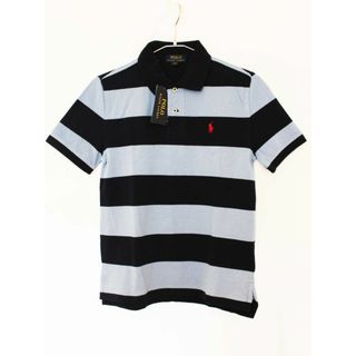 Ralph Lauren - 【夏物 新入荷!】新品 未使用品[ラルフローレン/Ralph Lauren]150cm 半袖ポロシャツ 紺×ブルー 子供服 キッズ kids ジュニア 男の子 夏 tops 624042