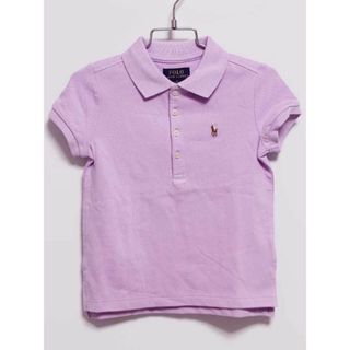 ラルフローレン(Ralph Lauren)の【夏物 新入荷!】新品 未使用品‡ラルフローレン/Ralph Lauren‡115cm 半袖ポロシャツ 紫系 子供服 キッズ kids 女の子 夏 tops 624042(その他)