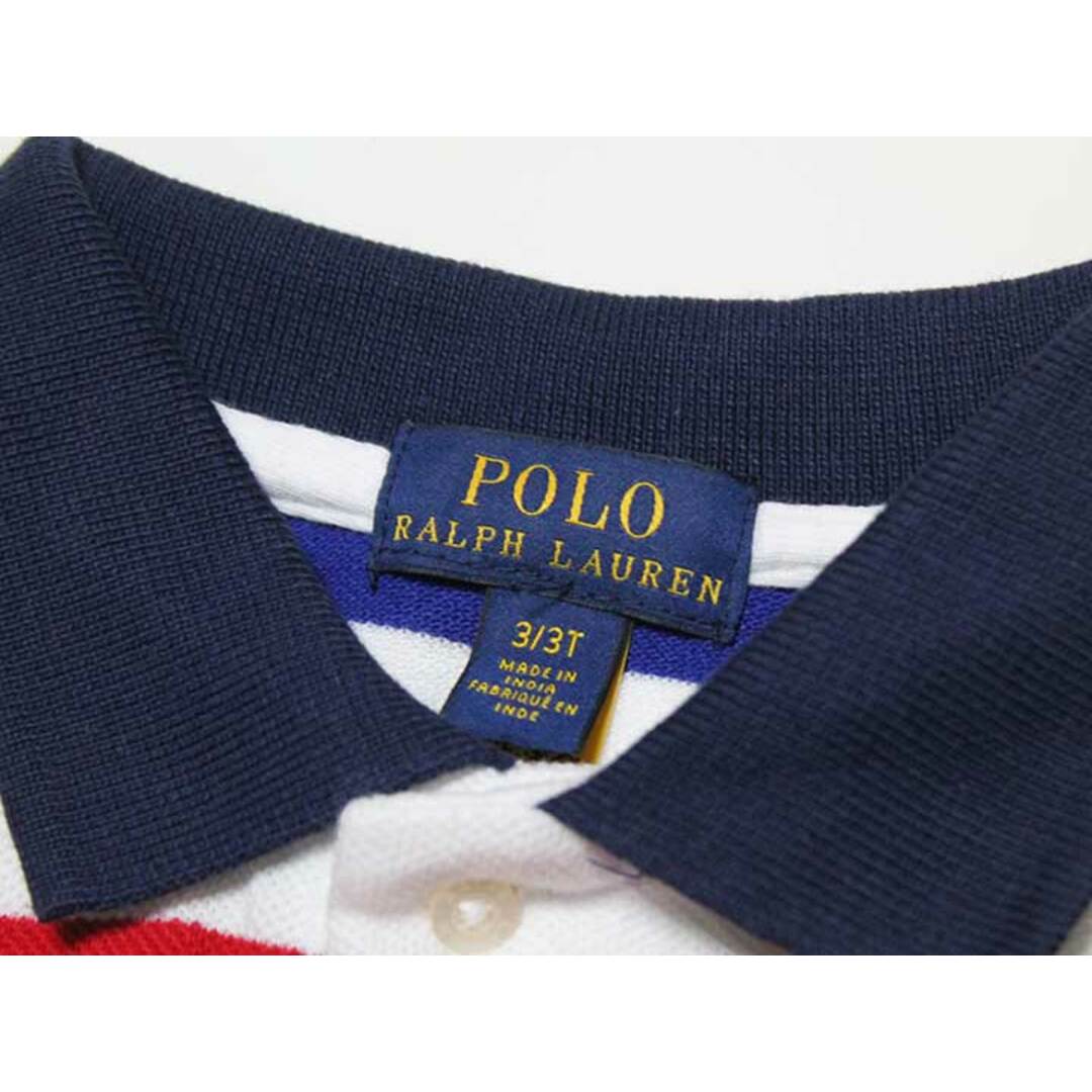 Ralph Lauren(ラルフローレン)の【夏物 新入荷!】‡ラルフローレン/Ralph Lauren‡100cm 半袖ポロシャツ マルチ ショート丈【中古】子供服 キッズ kids 男の子 夏 tops 624042 キッズ/ベビー/マタニティのベビー服(~85cm)(その他)の商品写真