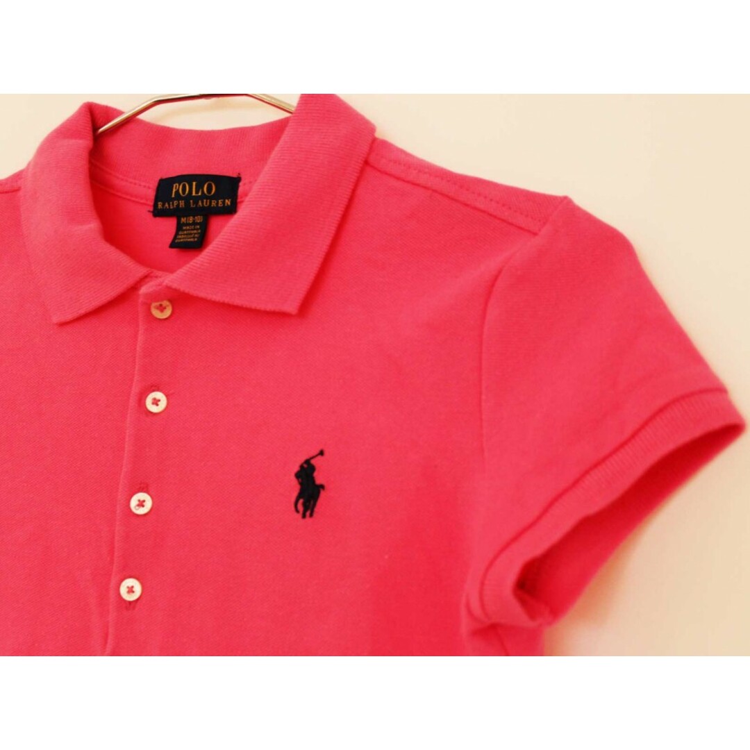 Ralph Lauren(ラルフローレン)の【夏物 新入荷!】[ラルフローレン/Ralph Lauren]140cm 半袖ポロシャツ ピンク【中古】子供服 キッズ kids ジュニア 女の子 夏 tops 624042 キッズ/ベビー/マタニティのベビー服(~85cm)(その他)の商品写真