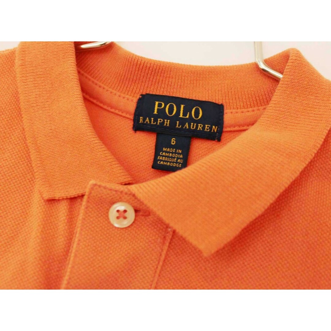 Ralph Lauren(ラルフローレン)の【夏物 新入荷!】[ラルフローレン/Ralph Lauren]120cm 半袖ポロシャツ オレンジ【中古】子供服 キッズ kids 男の子 夏 tops 624042 キッズ/ベビー/マタニティのベビー服(~85cm)(その他)の商品写真