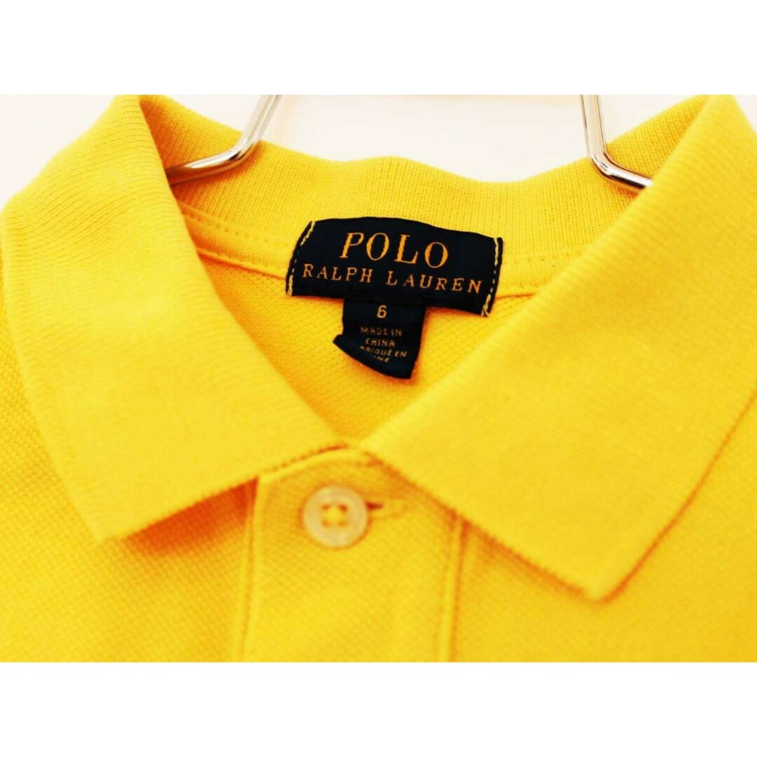 Ralph Lauren(ラルフローレン)の【夏物 新入荷!】[ラルフローレン/Ralph Lauren]120cm 半袖ポロシャツ 黄色【中古】子供服 キッズ kids 男の子 夏 tops 624042 キッズ/ベビー/マタニティのベビー服(~85cm)(その他)の商品写真