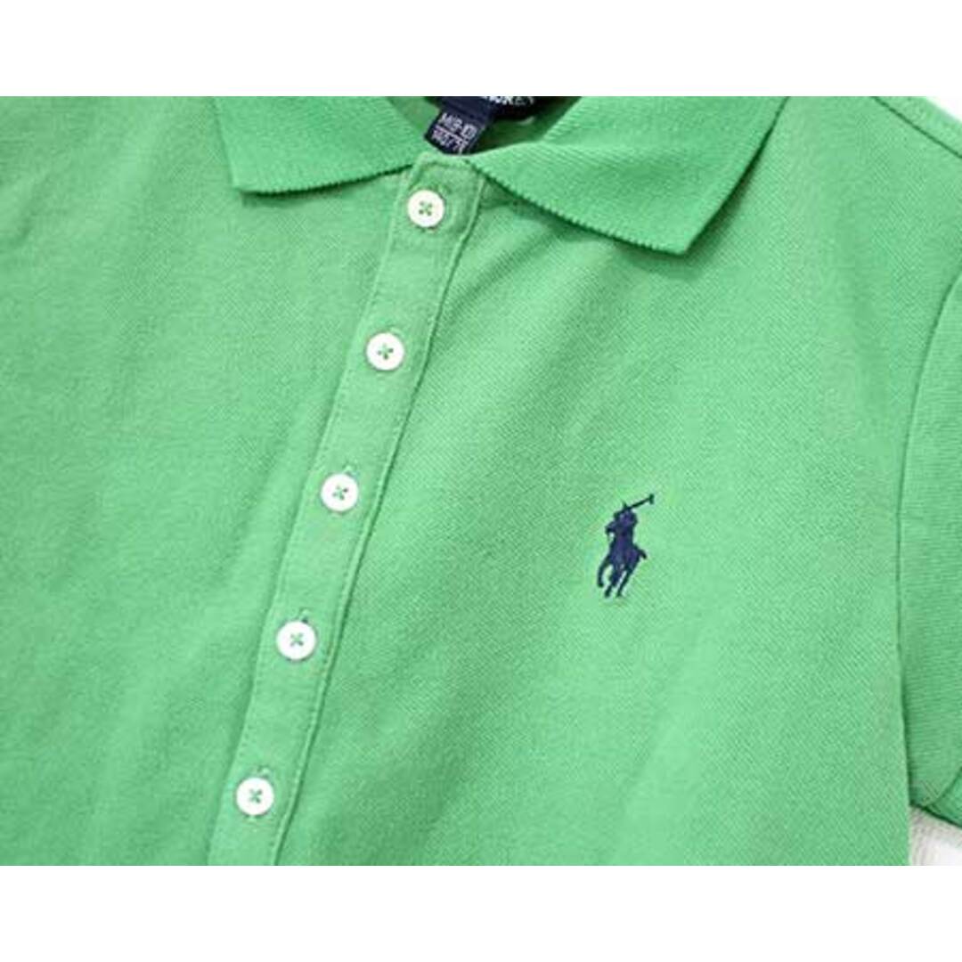 Ralph Lauren(ラルフローレン)の【夏物 新入荷!】新品 未使用品〓ラルフローレン/Ralph Lauren〓140cm 半袖ポロシャツ/カットソー 緑  子供服 キッズ kids ジュニア 男の子 女の子 夏 tops 624042 キッズ/ベビー/マタニティのベビー服(~85cm)(その他)の商品写真