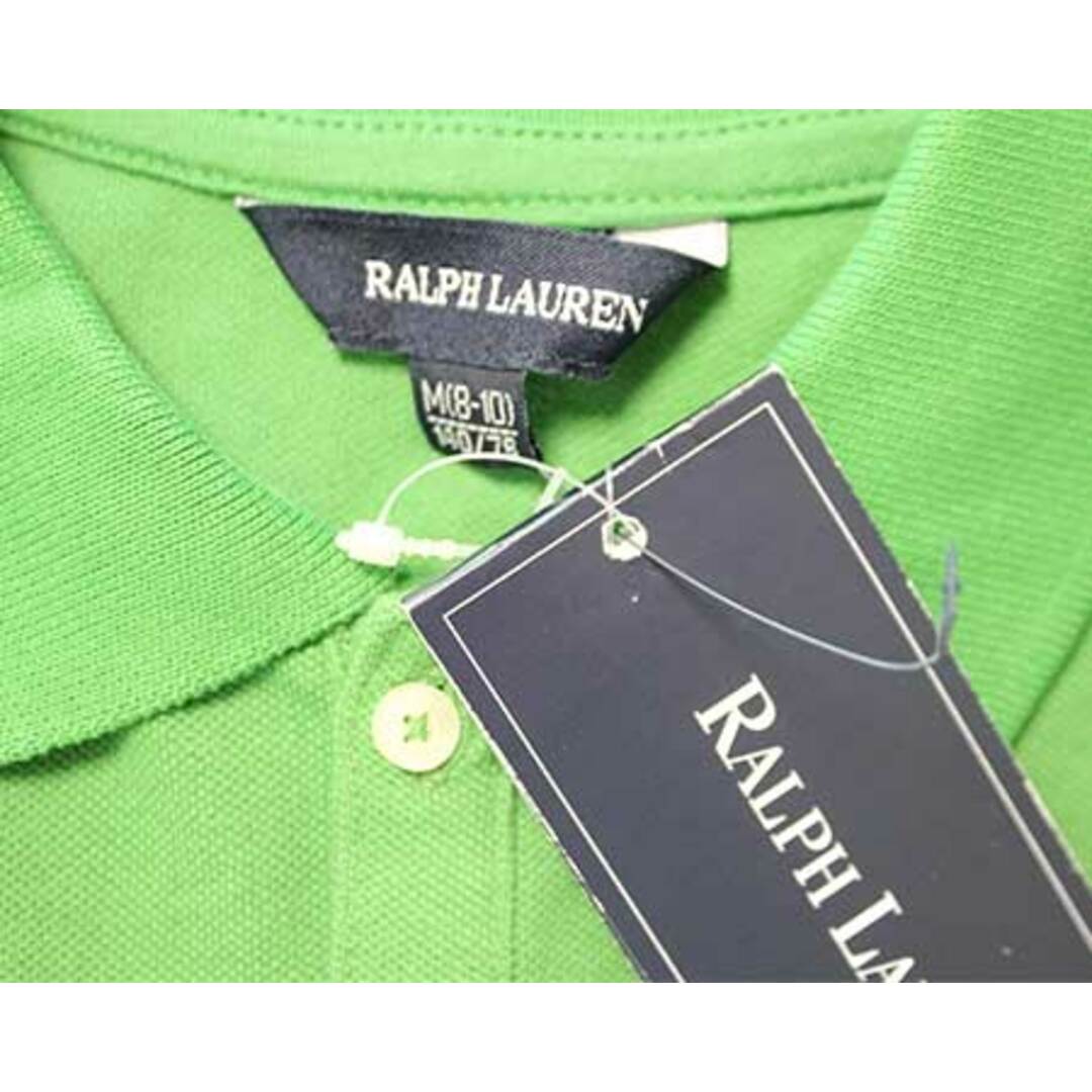 Ralph Lauren(ラルフローレン)の【夏物 新入荷!】新品 未使用品〓ラルフローレン/Ralph Lauren〓140cm 半袖ポロシャツ/カットソー 緑  子供服 キッズ kids ジュニア 男の子 女の子 夏 tops 624042 キッズ/ベビー/マタニティのベビー服(~85cm)(その他)の商品写真