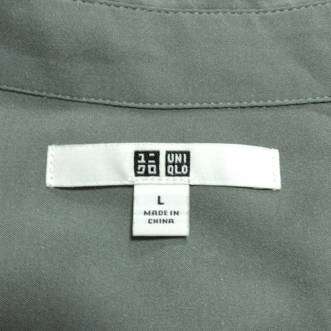 UNIQLO(ユニクロ)のユニクロ　ブラウス　Lサイズ レディースのトップス(シャツ/ブラウス(長袖/七分))の商品写真