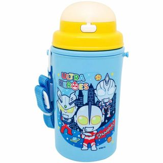 OSK(オーエスケー) 水筒 ウルトラヒーローズ ストロー付水筒 450ml 日(弁当用品)