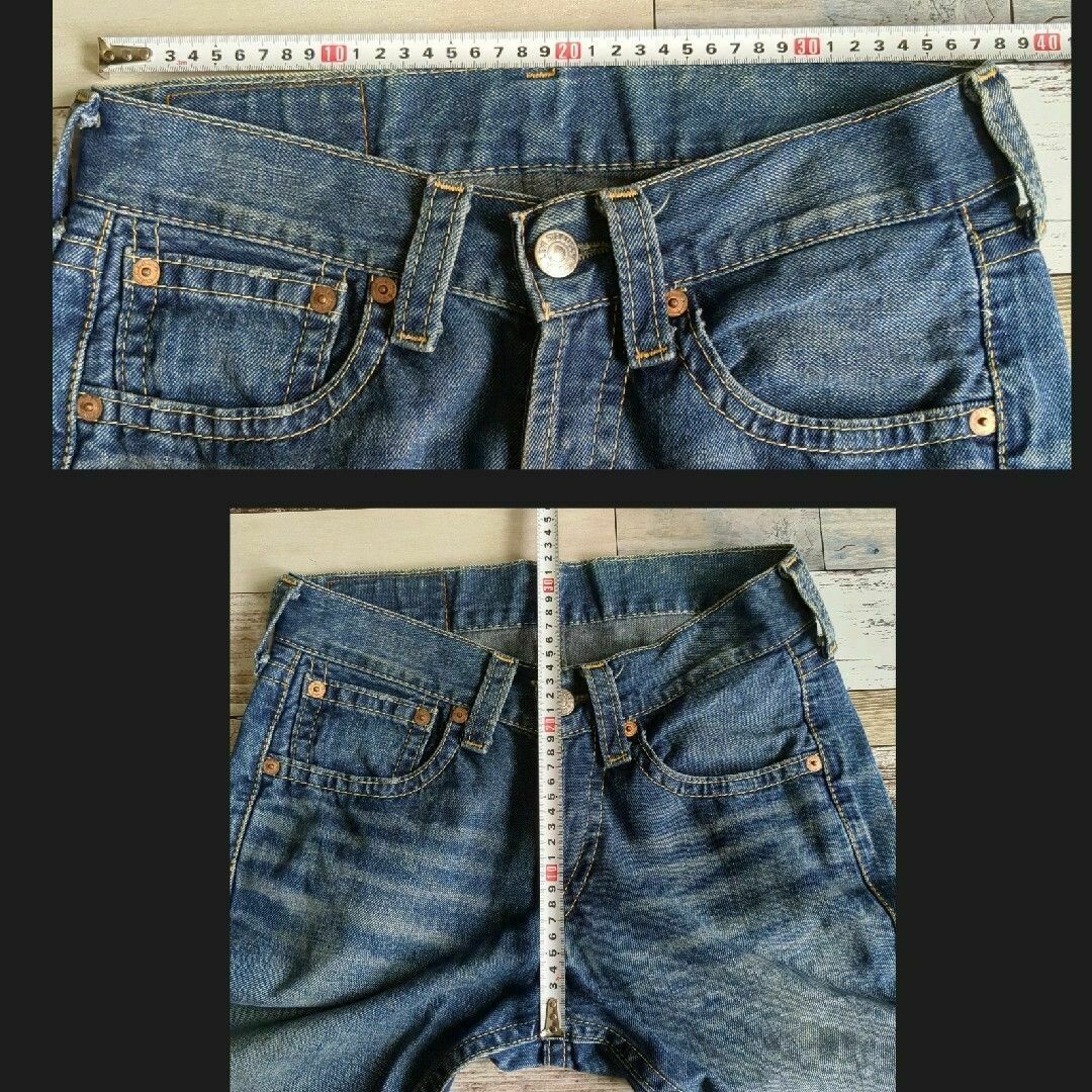 Levi's(リーバイス)の907　ブーツカットデニムパンツ　ブルー　サイズ３０　匿名配送　ビンテージ メンズのパンツ(デニム/ジーンズ)の商品写真