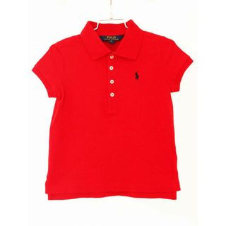 ラルフローレン(Ralph Lauren)の【夏物 新入荷!】[ラルフローレン/Ralph Lauren]120cm 半袖ポロシャツ 赤【中古】子供服 キッズ kids 女の子 夏 tops 624042(その他)