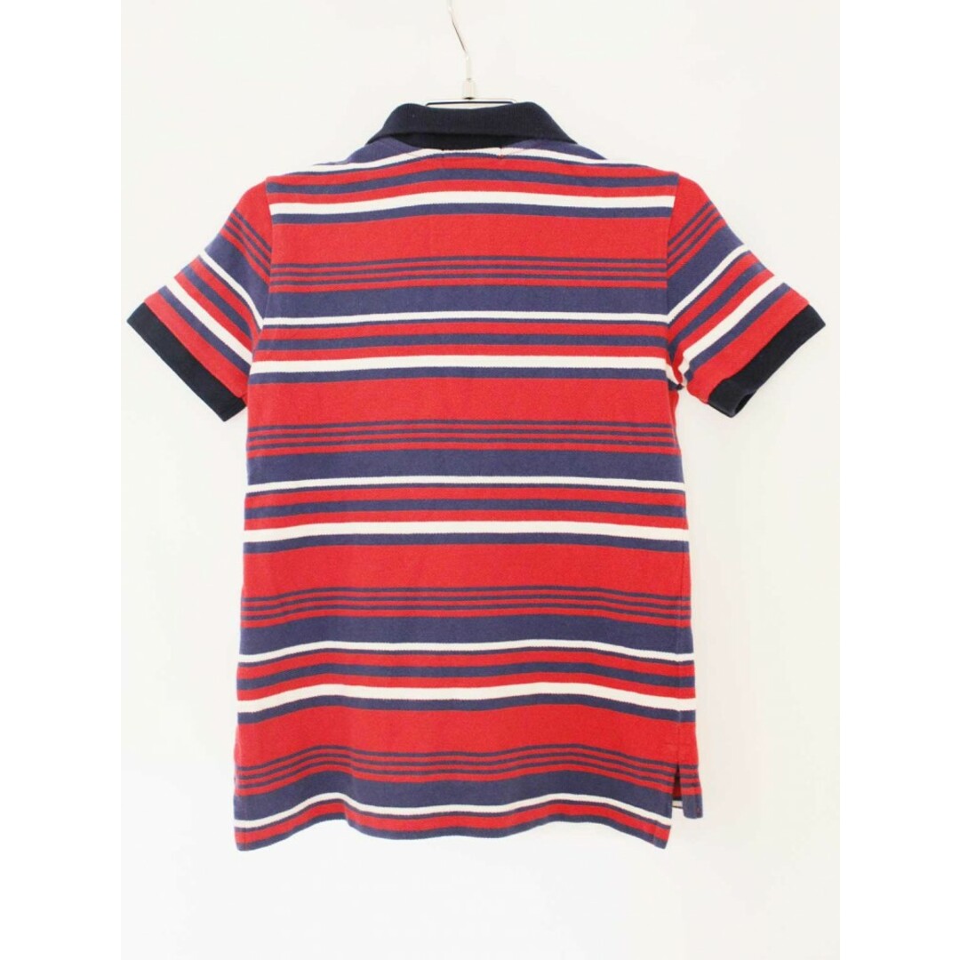 Ralph Lauren(ラルフローレン)の【夏物 新入荷!】[ラルフローレン/Ralph Lauren]120cm 半袖ポロシャツ 赤×紺【中古】子供服 キッズ kids 男の子 夏 tops 624042 キッズ/ベビー/マタニティのベビー服(~85cm)(その他)の商品写真