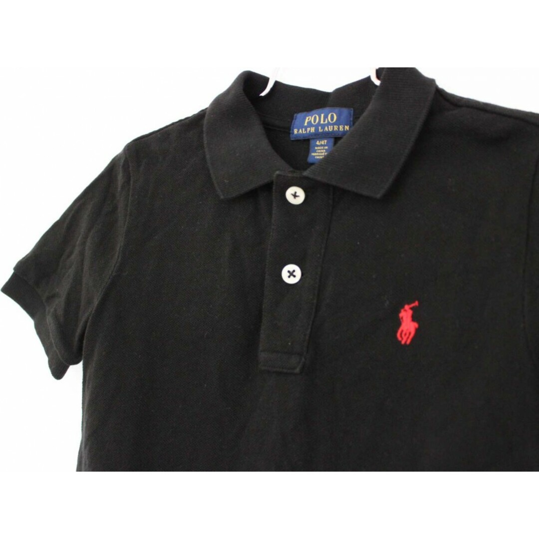 Ralph Lauren(ラルフローレン)の【夏物 新入荷!】[ラルフローレン/Ralph Lauren]110cm 半袖ポロシャツ 黒【中古】子供服 キッズ kids 男の子 夏 tops 624042 キッズ/ベビー/マタニティのベビー服(~85cm)(その他)の商品写真