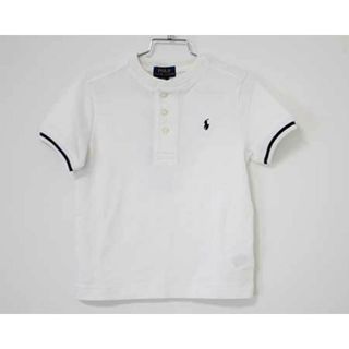 ラルフローレン(Ralph Lauren)の【夏物 新入荷!】新品 未使用品〓ラルフローレン/Ralph Lauren〓110cm 半袖ポロシャツ/カットソー 白  子供服 キッズ kids 男の子 女の子 夏 tops 624042(その他)