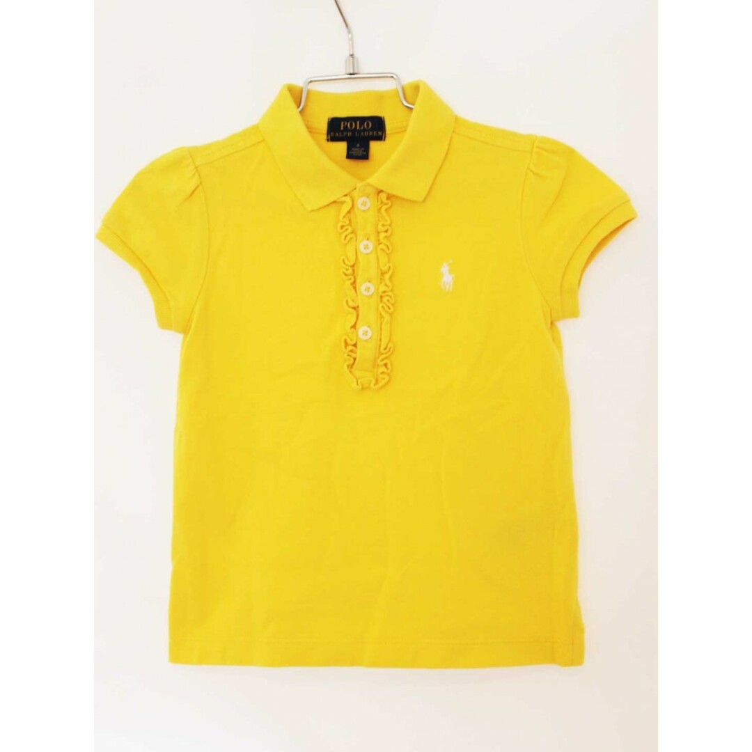 Ralph Lauren(ラルフローレン)の【夏物 新入荷!】[ラルフローレン/Ralph Lauren]110cm 半袖ポロシャツ 黄色【中古】子供服 キッズ kids 女の子 夏 tops 624042 キッズ/ベビー/マタニティのベビー服(~85cm)(その他)の商品写真