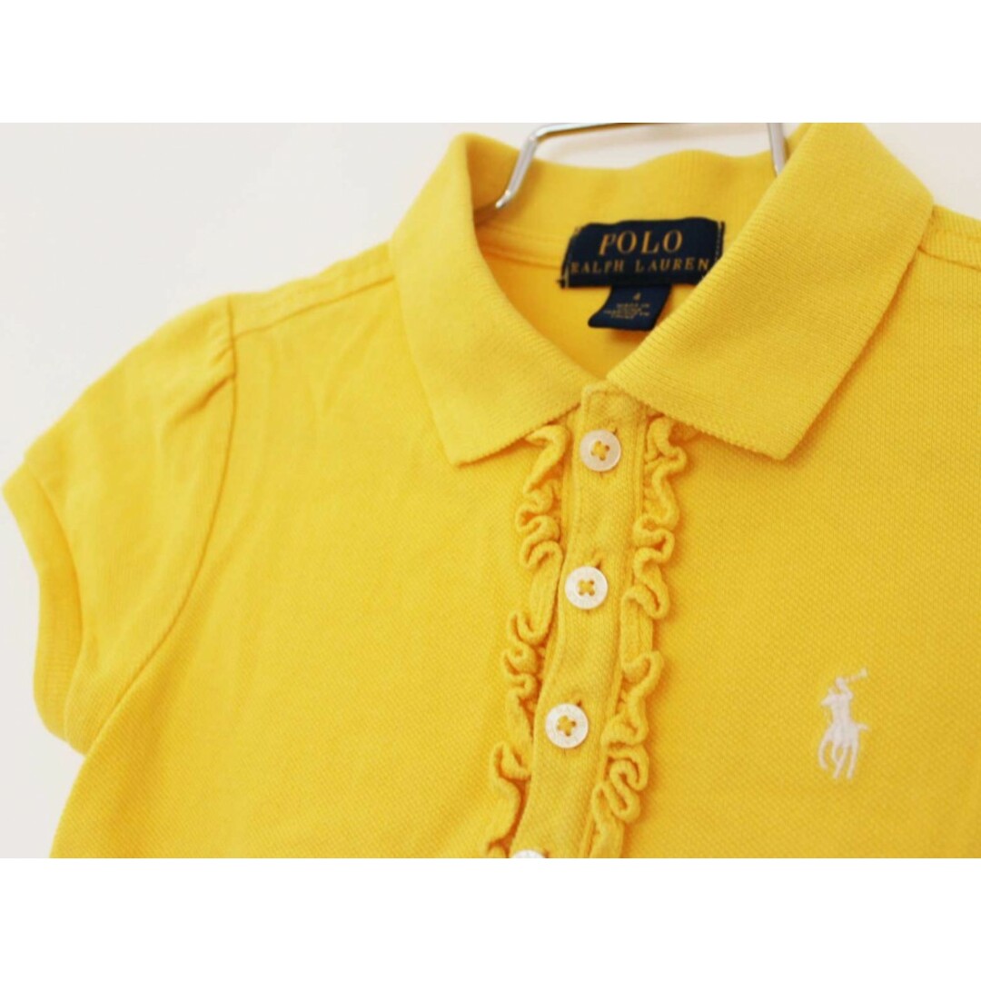 Ralph Lauren(ラルフローレン)の【夏物 新入荷!】[ラルフローレン/Ralph Lauren]110cm 半袖ポロシャツ 黄色【中古】子供服 キッズ kids 女の子 夏 tops 624042 キッズ/ベビー/マタニティのベビー服(~85cm)(その他)の商品写真