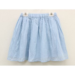 ベベ(BeBe)の【夏物 新入荷!】▲ベベ/BeBe▲140cm ギャザースカート 水色【中古】子供服 キッズ kids ジュニア 女の子 春夏 bottoms 524042(スカート)