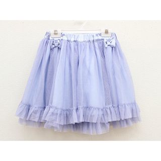 ベベ(BeBe)の【夏物 新入荷!】▲ベベ/BeBe▲140cm チュールスカート ラベンダー ラメ入り【中古】子供服 キッズ kids ジュニア 女の子 春夏 bottoms 524042(スカート)