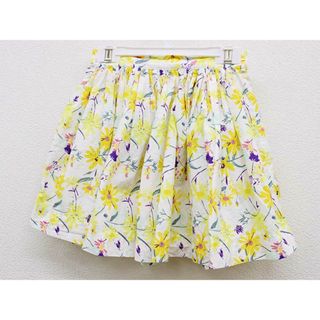 プチバトー(PETIT BATEAU)の【夏物 新入荷!】＜プチバトー/PETIT BATEAU＞128cm スカート 白×黄色【中古】子供 キッズ kids 女の子 春夏 bottoms 624042(スカート)