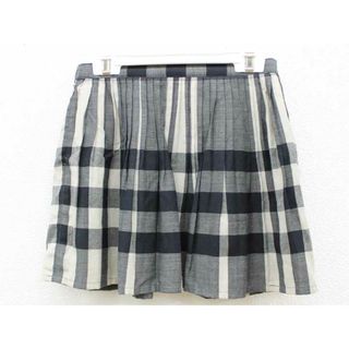 バーバリー(BURBERRY)の【夏物 新入荷!】＜バーバリー/BURBERRY＞120cm スカート 黒×グレージュ【中古】子供 キッズ kids 女の子 春夏 bottoms 624042(スカート)