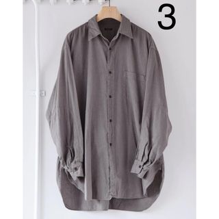 COMOLI - 【新品未使用】COMOLI コモリ 24SS ヨリ杢ワークシャツ　SIZE3