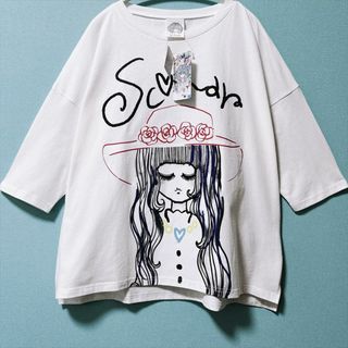 スカラー(ScoLar)の【ScoLar】お洒落スカラーちゃんグラフィック ロングTシャツ タグ付未使用(Tシャツ(長袖/七分))