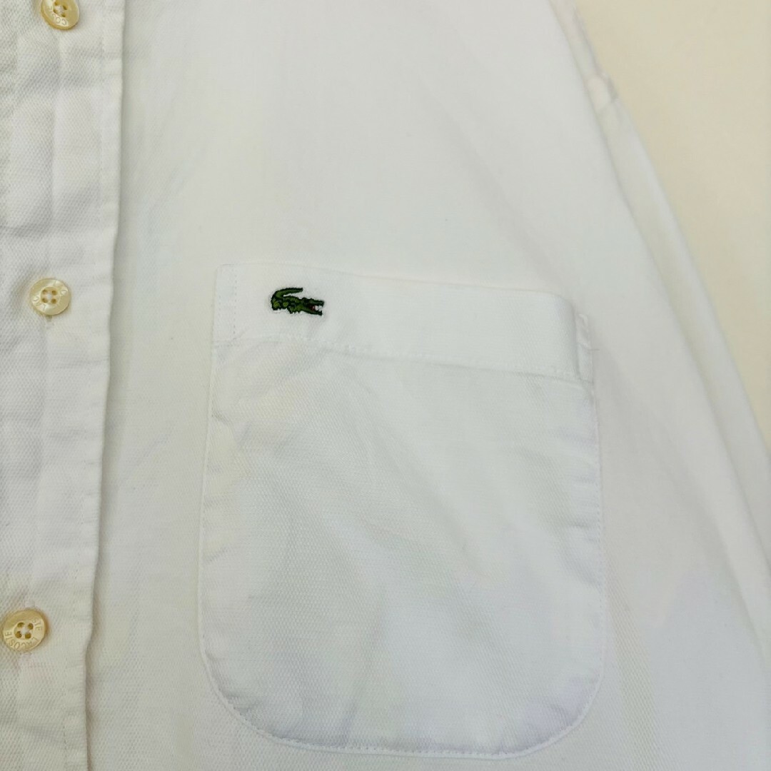 LACOSTE(ラコステ)のLACOSTE　ラコステ　90s 胸ポケット　ワンポイント刺繍ロゴ　BDシャツ メンズのトップス(シャツ)の商品写真