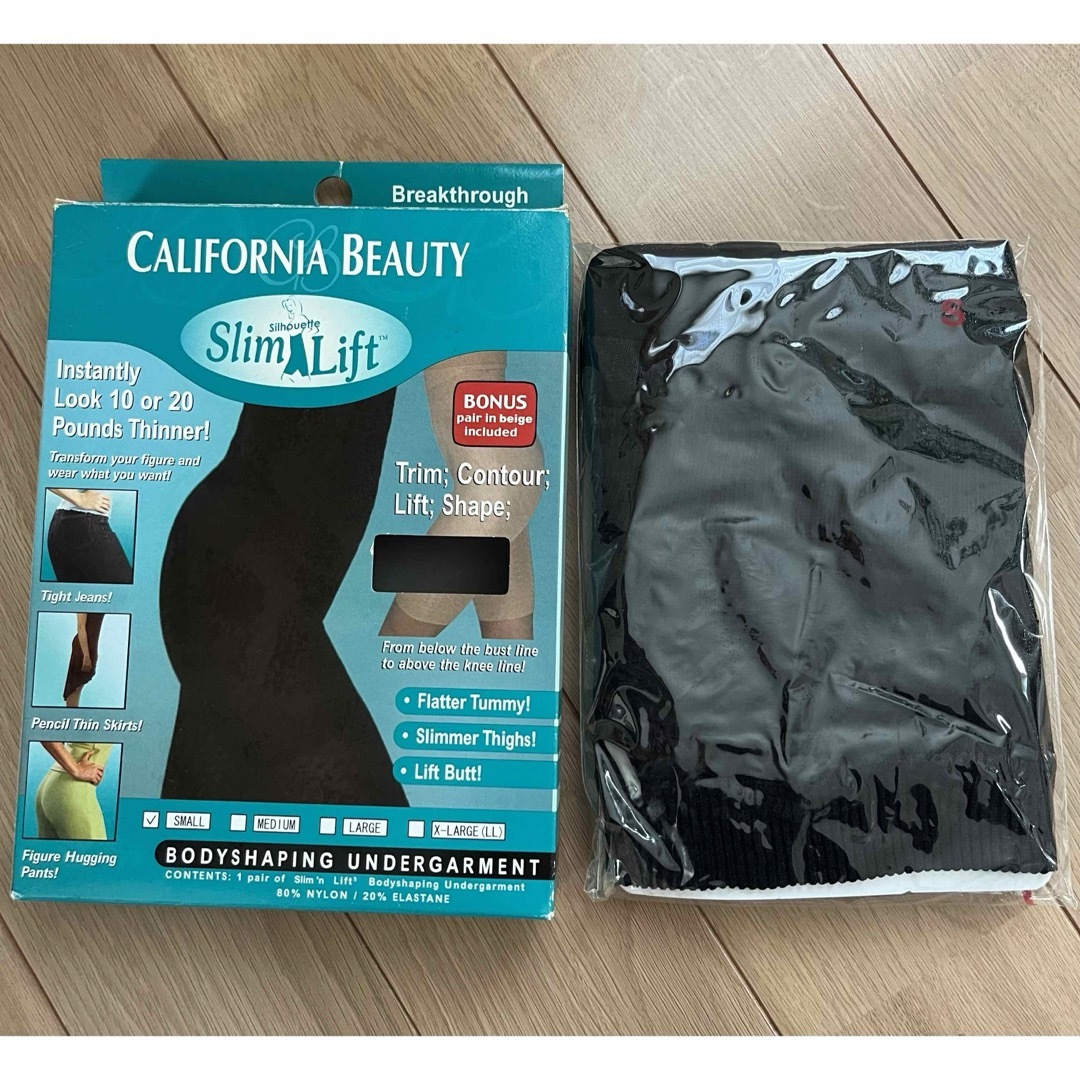 新品未使用未開封　California Beauty スリムリフト　ブラック　S レディースの下着/アンダーウェア(その他)の商品写真