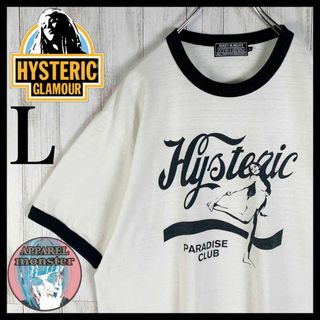 ヒステリックグラマー(HYSTERIC GLAMOUR)の【超絶人気モデル】ヒステリックグラマー ヒスガール 即完売 希少 リンガーシャツ(Tシャツ/カットソー(半袖/袖なし))