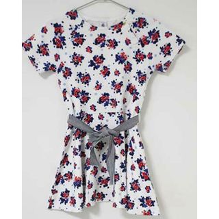 PETIT BATEAU - 【夏物 新入荷!】〓プチバトー/PETIT BATEAU〓140cm(10ans) 半袖ワンピース 白×赤×青 【中古】 子供服 キッズ kids ジュニア 女の子  夏 onepi 324042