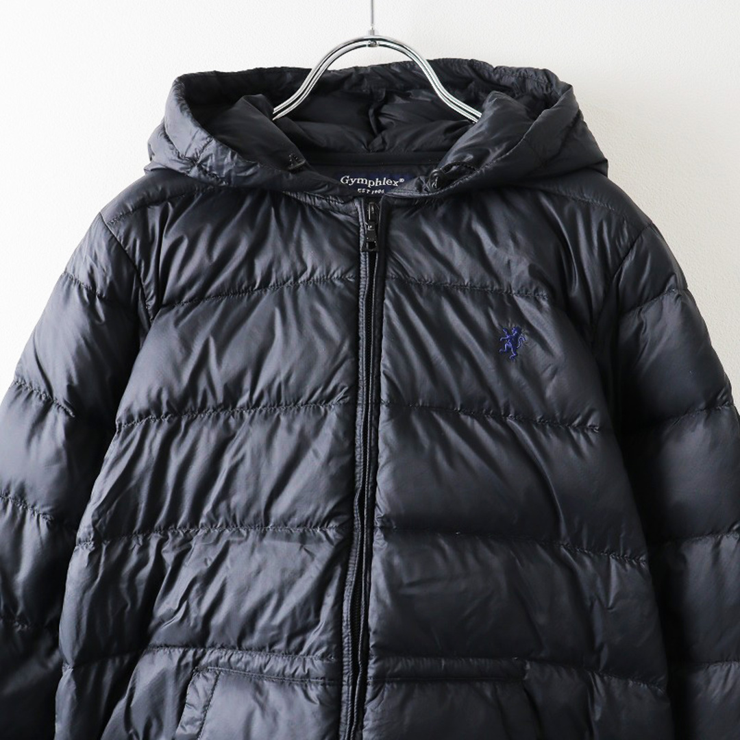 GYMPHLEX(ジムフレックス)のジムフレックス Gymphlex J-1187 LIGHT DOWN PARKA ライトダウンパーカー 12/ブラック アウター【2400013849210】 レディースのジャケット/アウター(ダウンジャケット)の商品写真