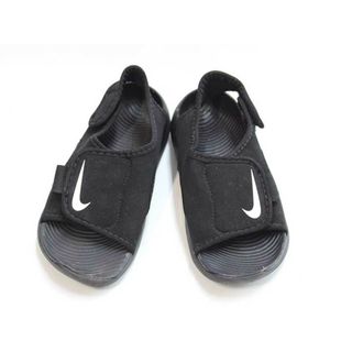 ナイキ(NIKE)の【夏物 新入荷!】 ▼ナイキ/NIKE▼17cm サンダル/シューズ/靴 黒×白 アウトドア キャンプ 川遊び 水遊び プール 海水浴 【中古】 子供 キッズ kids 男の子 夏 shoes seasonal 324042(サンダル)