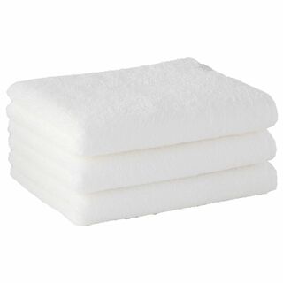 【色: ホワイト】【特許取得】 ビッグフェイスタオル タオル心地 （towel (タオル/バス用品)