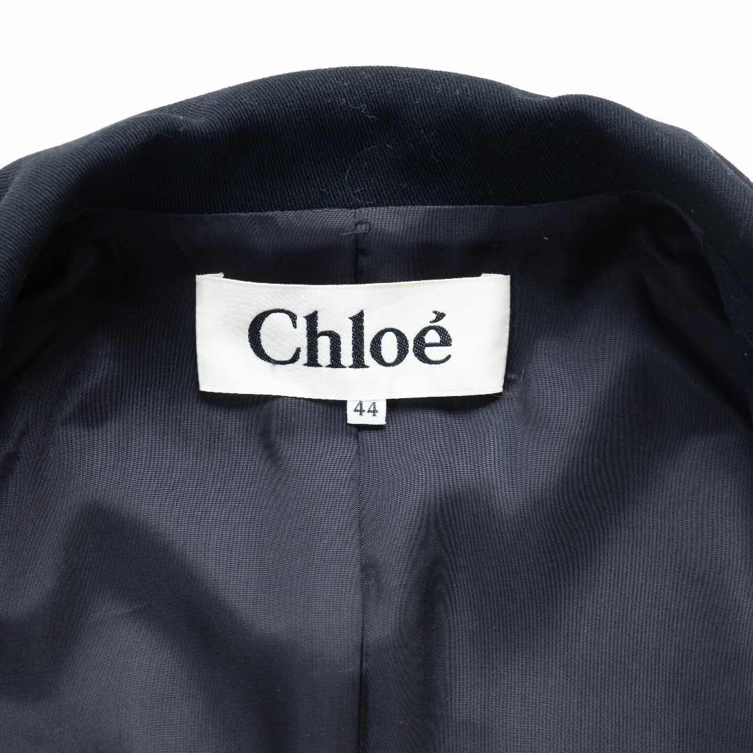 Chloe(クロエ)の【Chloe】クロエ　フォーマルコート　大きいサイズ　ブラック　44サイズ レディースのジャケット/アウター(ロングコート)の商品写真