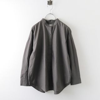 URBAN RESEARCH - かぐれ アーバンリサーチ kagure URBAN RESEARCH コットン スタンドカラーシャツ F/チャコール トップス【2400013849265】