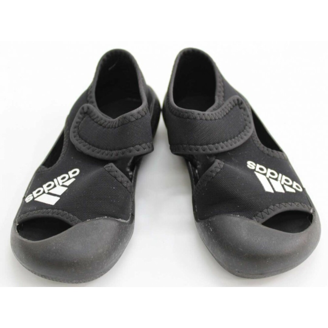 adidas(アディダス)の【夏物 新入荷!】◇アディダス/adidas◇16cm アクアシューズ/サンダル/靴 黒×白 アウトドア キャンプ 川遊び 水遊び プール 海水浴【中古】子供 キッズ kids 男の子 女の子 夏 shoes seasonal 424042 キッズ/ベビー/マタニティのキッズ靴/シューズ(15cm~)(サンダル)の商品写真