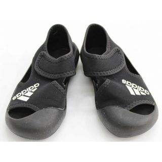 アディダス(adidas)の【夏物 新入荷!】◇アディダス/adidas◇16cm アクアシューズ/サンダル/靴 黒×白 アウトドア キャンプ 川遊び 水遊び プール 海水浴【中古】子供 キッズ kids 男の子 女の子 夏 shoes seasonal 424042(サンダル)