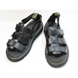 Dr.Martens - 【夏物 新入荷!】▼ドクターマーチン/Dr Martens▼21cm(UK2) サンダル/シューズ/靴 黒×黄 本革【中古】 子供 キッズ kids ジュニア  男の子 女の子 夏 shoes 624042