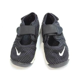 ナイキ(NIKE)の【夏物 新入荷!】現行▼ナイキ/NIKE▼14cm シューズ/サンダル/靴 黒×白 エアリフト アウトドア キャンプ 川遊び 水遊び プール 海水浴【中古】 子供 キッズ kids 男の子 女の子 夏 shoes seasonal 324042(その他)