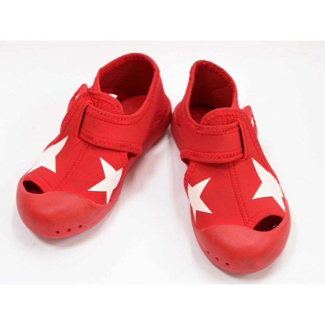 CONVERSE(コンバース)の【夏物 新入荷!】▼コンバース/CONVERSE▼16cm シューズ/靴 赤×白 【中古】 子供 キッズ kids 男の子 女の子 夏 shoes 824042 キッズ/ベビー/マタニティのキッズ靴/シューズ(15cm~)(その他)の商品写真