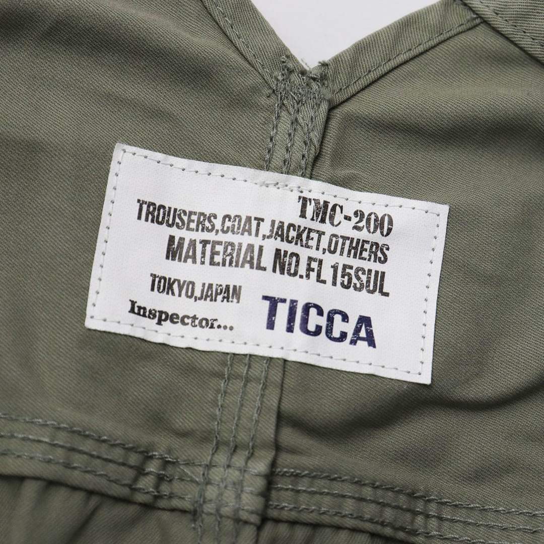 ティッカ TICCA TBBS-071 コットン サロペットパンツ F/カーキ オーバーオール【2400013837859】 レディースのパンツ(サロペット/オーバーオール)の商品写真
