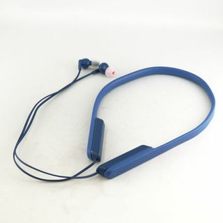 ソニー(SONY)のSONY MDR-XB70BT ワイヤレスイヤホン USED品 ネックバンド 重低音 EXTRA BASS sound NFC接続 マイク ブルー 完動品 V0464(ヘッドフォン/イヤフォン)