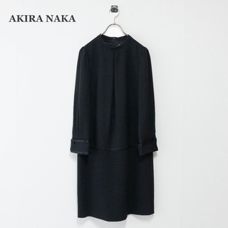 AKIRANAKA - 【AKIRA NAKA】アキラナカ　フォーマルワンピース　ブラック　Lサイズ