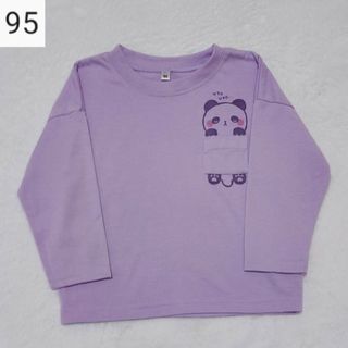 パンダ柄 ロンT(Tシャツ/カットソー)